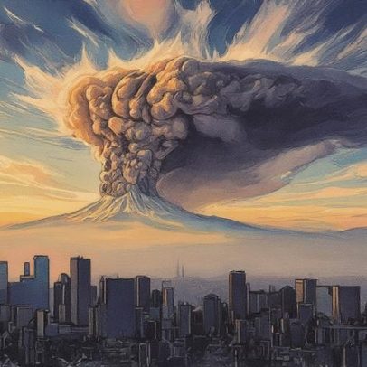 Japão utiliza inteligência artificial para simular erupção do Monte Fuji