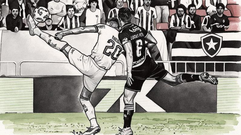 Botafogo e Vasco pelo Brasileirão de 2025 (Foto: Vitor Silva/Botafogo)