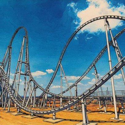 Ghost Rider: montanha-russa mais alta e rápida da América Latina é inaugurada