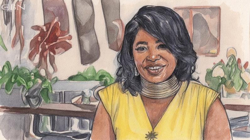 Angie Foxworth foi restaurada por Deus. (Foto: Reprodução/CBN News)