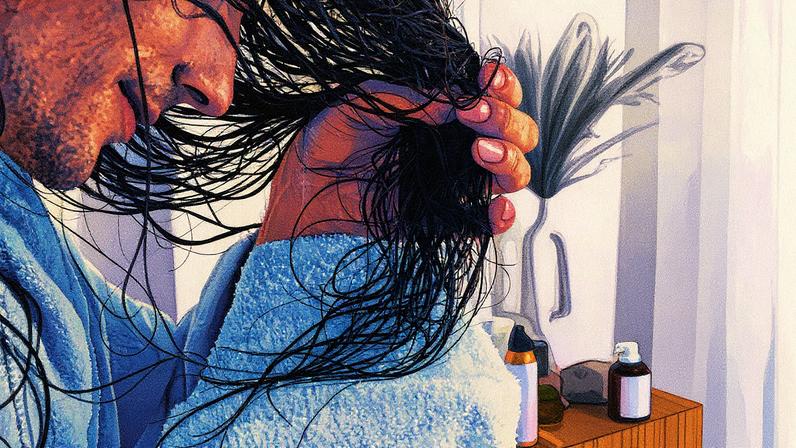 Dormir com o cabelo molhado pode ter efeitos negativos (Foto: Freepik)