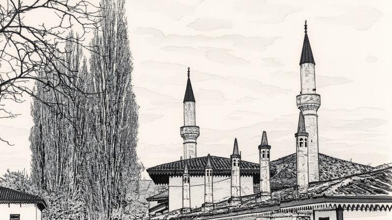 O Palácio do Khan em Bakhchysarai, Crimeia (Foto: Anton Petrus)