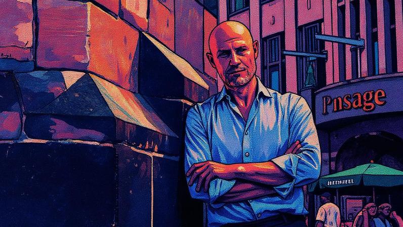 Filósofo israelense-alemão Omri Boehm, em Leipzig, no dia 14 de junho passado. (Foto: Patricia Sevilla Ciordia)