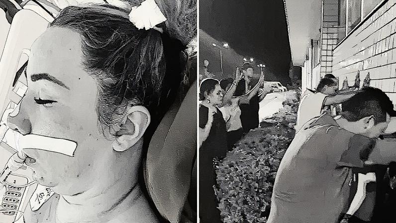 Cristãos se unem em orações por Joyce durante sua estadia no hospital (Foto: Reprodução)