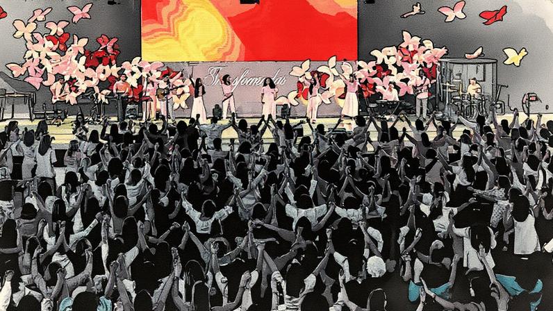 Conferência "Transformadas" reuniu milhares de mulheres em Vitória, no Espírito Santo. (Foto: Reprodução / Instagram @mulherespibjc)