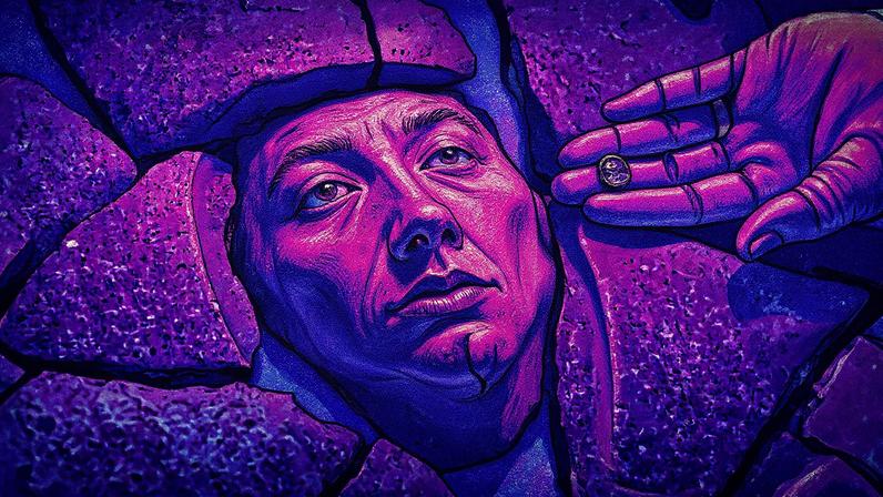 Fragmentos de sarcófago de argila de estilo egípcio, com um sinete em forma de escaravelho (à dir.), achado em Nazaré, atual Israel, e datado do século 13 a.C. (Foto: Ahmad Gharabli/AFP)