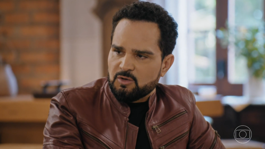 Luciano Camargo no Viver Sertanejo. (Foto: Reprodução/TV Globo)