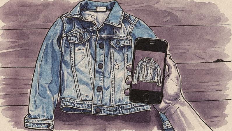 Fotografar a prenda é o primeiro passo para vender em Vinted (Foto: Reprodução)