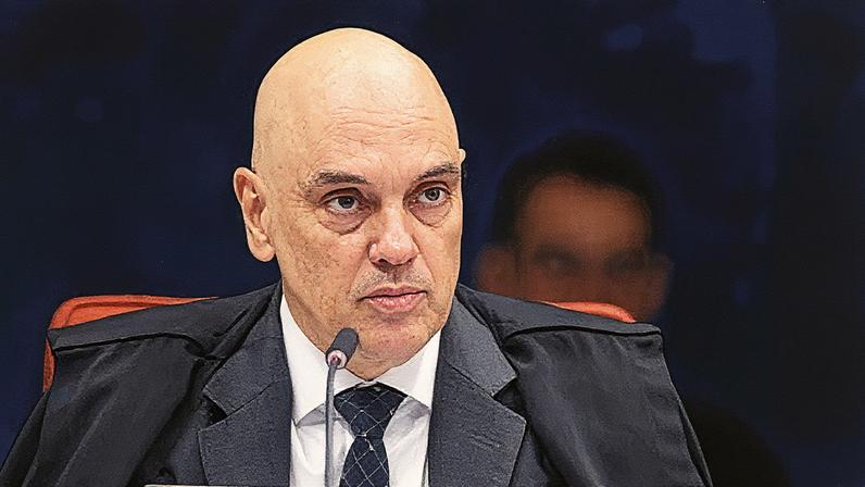 Ministro Alexandre de Moraes em sessão da Primeira Turma do STF. (Foto: Fellipe Sampaio/STF)