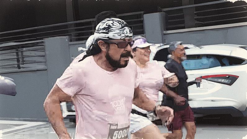 Bell Marques participa de corrida em Salvador, mas tem queda de glicemia e precisa ser socorrido (Foto: Reprodução/ Instagram)