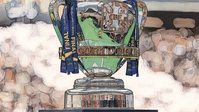 Troféu da Copa do Brasil 2025. (Foto: Rafael Ribeiro/CBF)