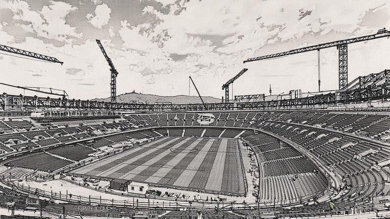 Camp Nou estava fechado para reforma (Foto: Divulgação/Barcelona)