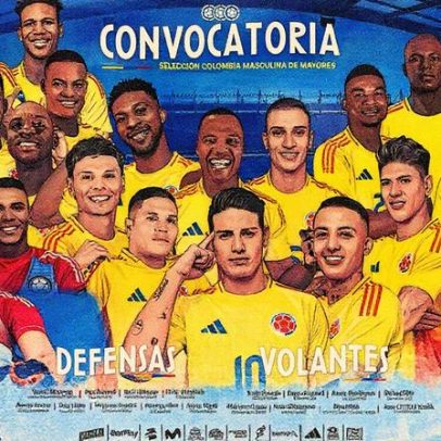 Colômbia convoca Carrascal, Richard Ríos e Jhon Arias para próximos jogos