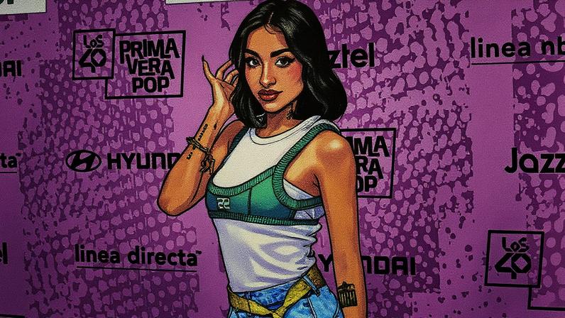 Maria Becerra faz sua estreia como atriz na série da Netflix e mais notícias sobre a melhor música latina da semana. (Foto: Reprodução)