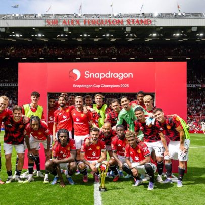 Manchester United empata com Fiorentina e apresenta Sesko e De Gea em campo