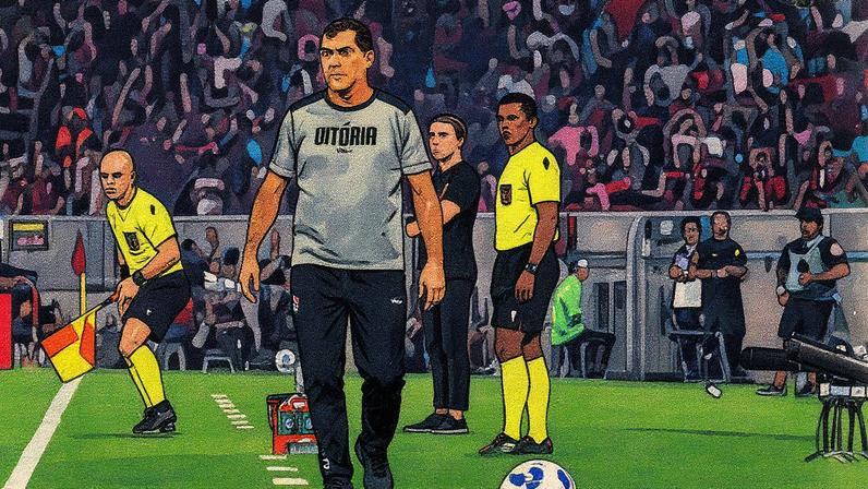 Fábio Carille foi demitido após derrota de 8 a 0 para o Flamengo (Foto: Reprodução)