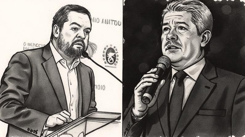 Governadores do Rio, Cláudio Castro (à esquerda), e Jerônimo Rodrigues (à direita) (Foto: Reprodução)