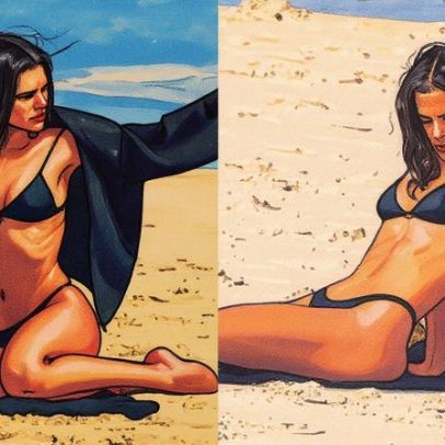 Marquezine relaxa na praia enquanto lê novo livro de Maria Ribeiro