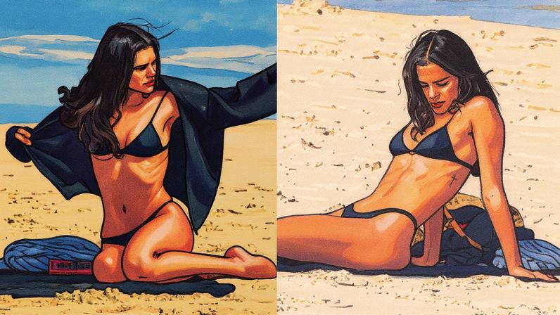 Bruna Marquezine curte praia no Rio antes de festão de aniversário (Foto: Dilson Silva / Agnews)