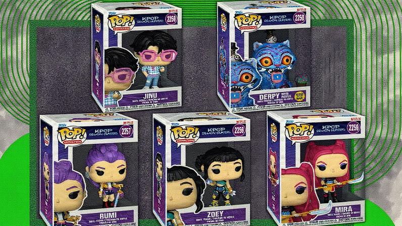 Figuras Funko Pop! dos 'KPop Demon Hunters' estão disponíveis para pré-venda (Foto: Reprodução)