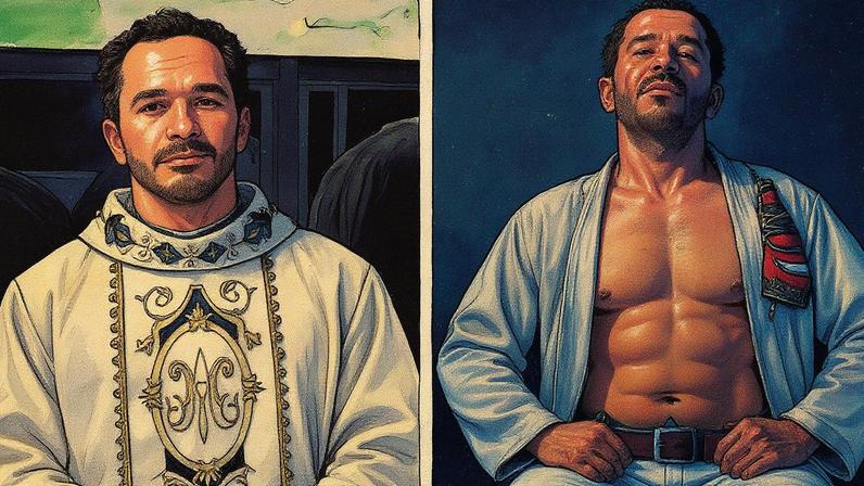 Padre é investigado sob suspeita de agredir fiel durante missa no interior de SP (Foto: Reprodução redes sociais)