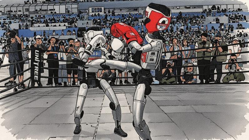 China realiza competição esportiva exclusiva para robôs (Foto: Pedro Pardo/AFP)