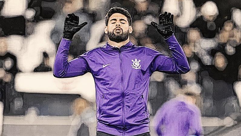 Atacante Yuri Alberto em ação pelo Corinthians (Foto: Reprodução)