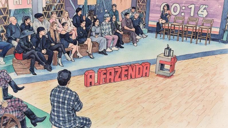 Peões iniciam a formação da primeira roça de 'A Fazenda 17' (Foto: Reprodução)