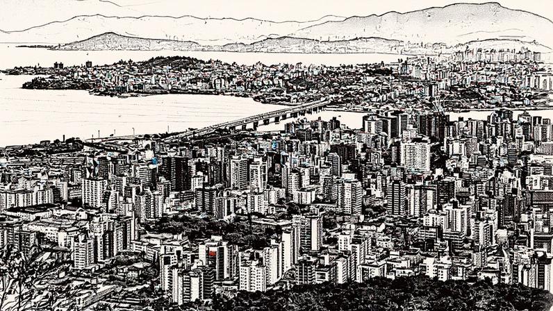 Florianópolis tem 5.666 nômades digitais em 2025, representando um aumento de 224% em seis anos (Foto: Reprodução)