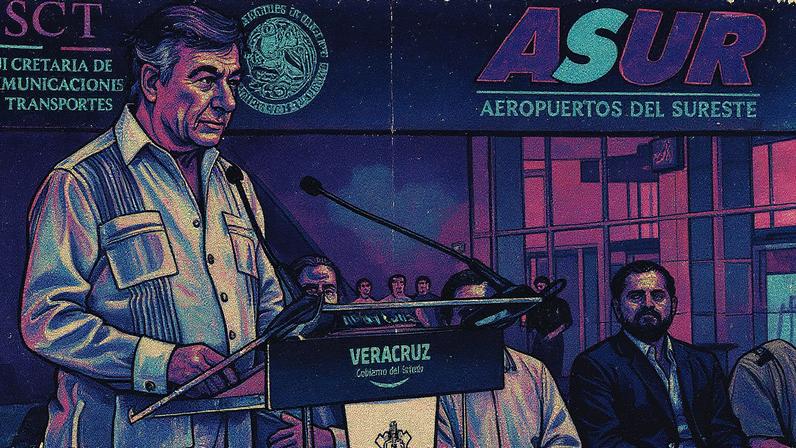 Fernando Chico Pardo no Aeroporto de Veracruz em 17 de março de 2017 (Foto: Reprodução)