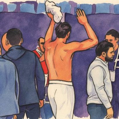 Zagueiro expulso na Rússia devolve camisa a torcedor após revisão do VAR