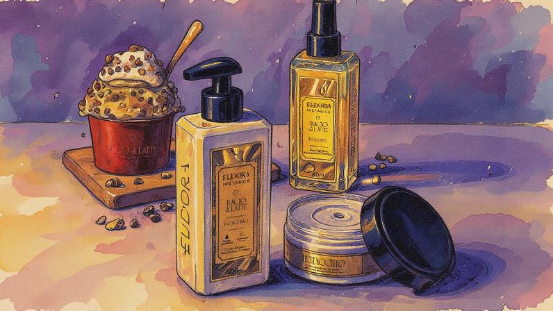 Produtos da coleção limitada inspirados nos sabores Vanilla Caramel e Pistacchio (Foto: Reprodução)