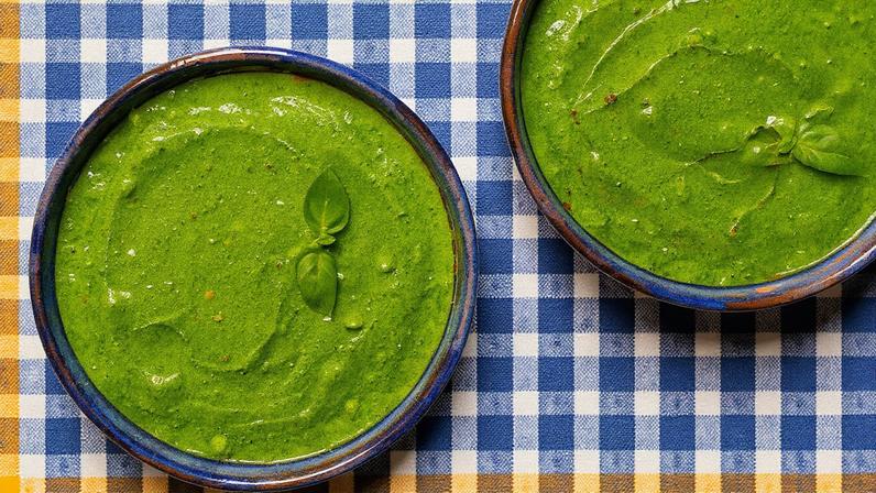 Creme de espinacas com cor radiante (Foto: Reprodução)