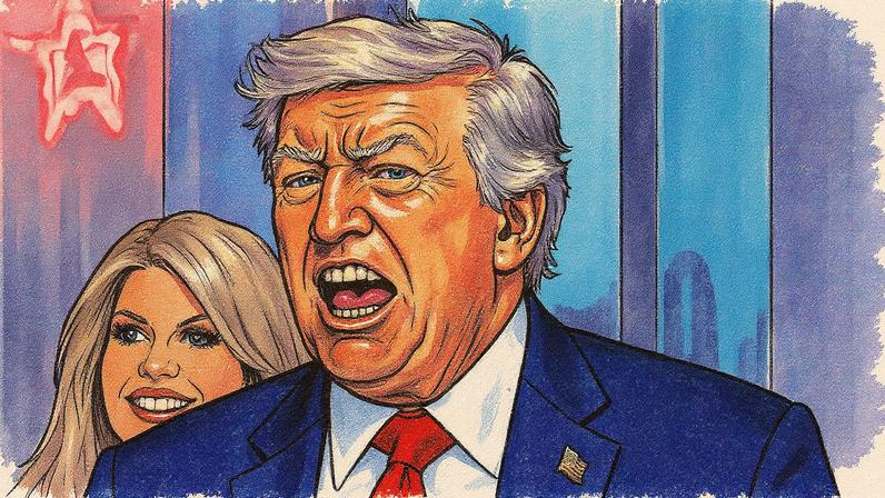 Donald Trump em evento em Nova York (Foto: Reprodução)