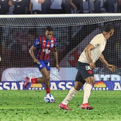 Árbitro considera falta de Sanabria em Puma com 'intensidade média' em jogo do Vasco