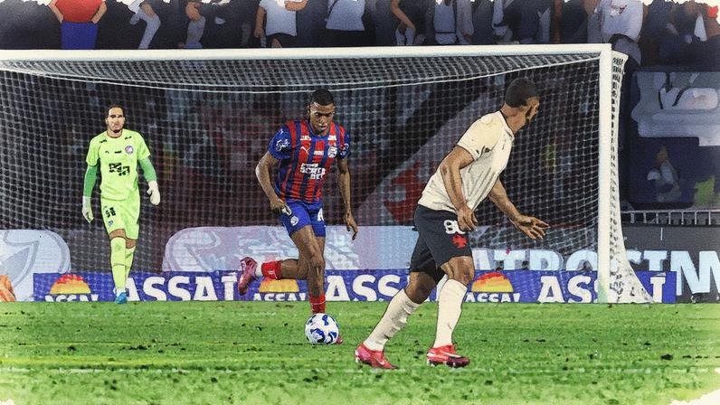 Vitória do Vasco sobre o Bahia em partida marcada por erros de arbitragem (Foto: Reprodução)