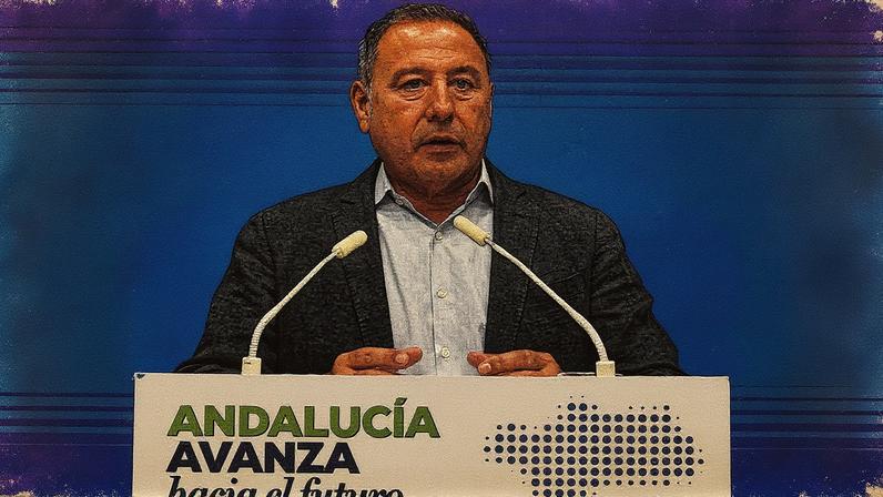 Presidente do PP de Sevilla, Ricardo Sánchez, em evento político (Foto: Reprodução)