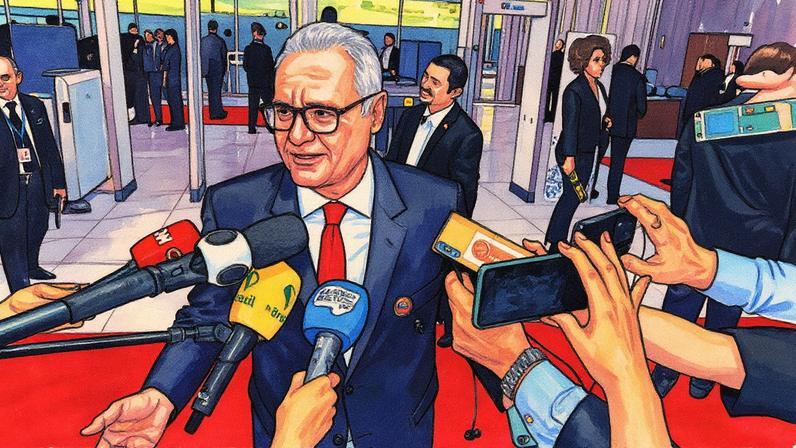 Senador Renan Calheiros em evento no Senado (Foto: Reprodução)