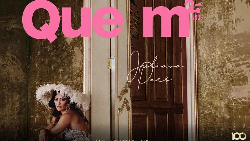 Juliana Paes é a capa da revista Quem em comemoração aos 25 anos da publicação (Foto: Reprodução)