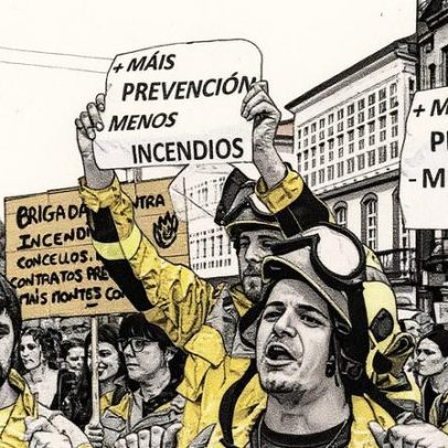 Galícia protesta contra a política de incêndios da Xunta e pede apoio do governo