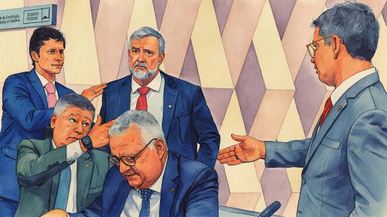 CPI Mista do INSS em funcionamento no Congresso, composta por deputados e senadores (Foto: Reprodução)