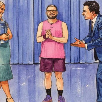 Sabalenka, bicampeã, faz aparição no Tonight Show e encanta o público