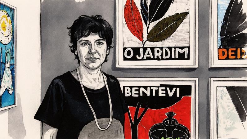 Cantora Adriana Calcanhotto em uma apresentação (Foto: Reprodução)