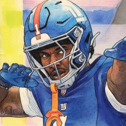 Malik Nabers esclarece interação com Daboll e fala sobre seu novo amigo no futebol