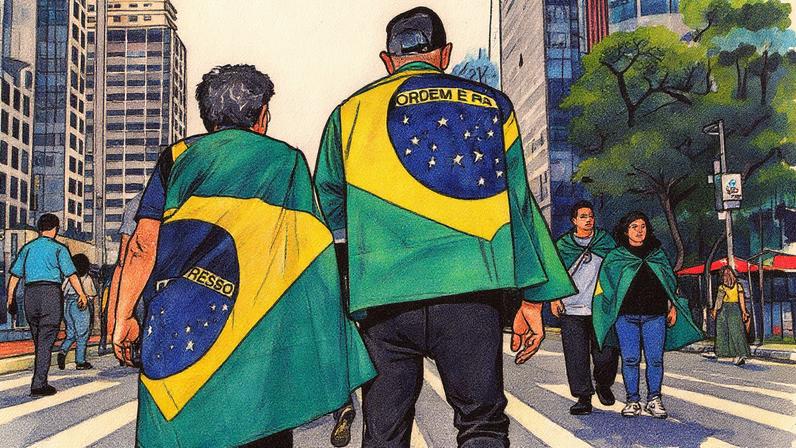 Apoiadores do ex-presidente Jair Bolsonaro realizam manifestação na avenida Paulista e em diversas cidades do país (Foto: Reprodução)