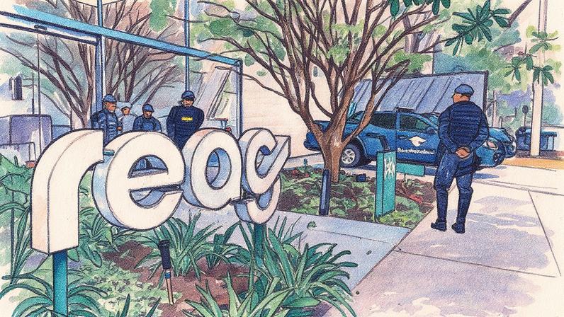 Fachada do prédio da Reag (Foto: Reprodução)