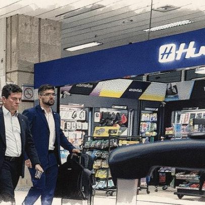 Sergio Moro passa despercebido no aeroporto do Rio durante julgamento de Bolsonaro