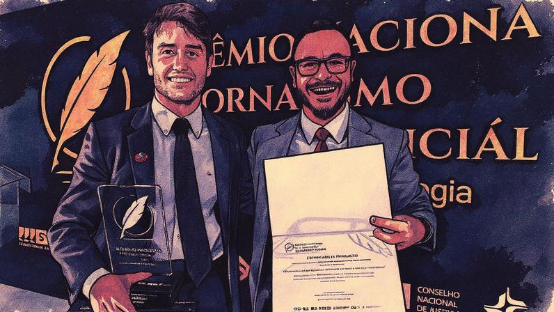 Fotojornalista e editor participam da segunda edição do Prêmio Nacional de Jornalismo do Poder Judiciário (Foto: Reprodução)
