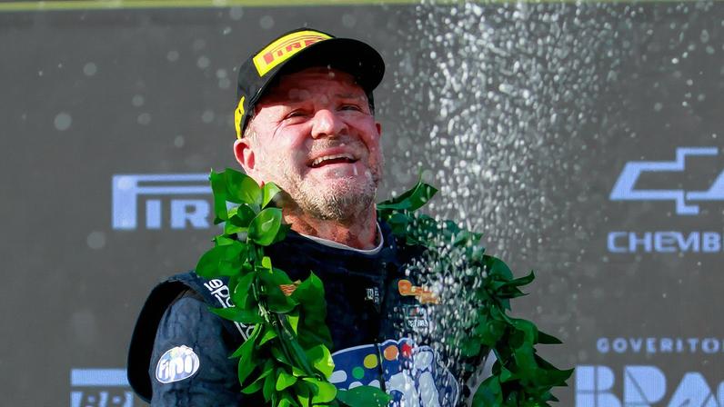 Rubens Barrichello em evento automobilístico (Foto: Reprodução)