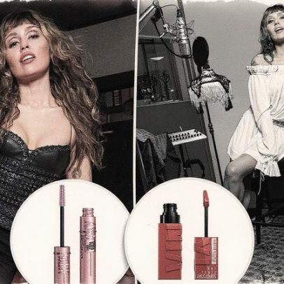 Miley Cyrus destaca batom de longa duração em sua rotina de maquiagem
